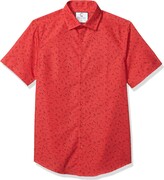 Thumbnail for your product : Azaro Uomo Men's Fancy Short Sleeve Button Down Casual Dress Shirt Bold Print