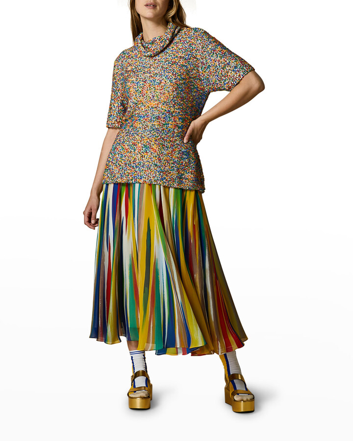 yellow skirts plus size