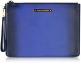 Thumbnail for your product : Diane von Furstenberg Iris/Dark Night Leather Glam Zip and Go Pouch