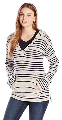 Roxy Junior's Mellie Hooded Poncho Sweater