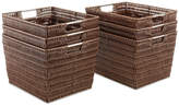 Thumbnail for your product : Whitmor Storage Baskets, Set of 6 Large Rattique