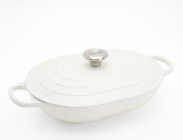 Le Creuset 3.75-qt Signature Cast-Iron Oval Casserole w/Lid