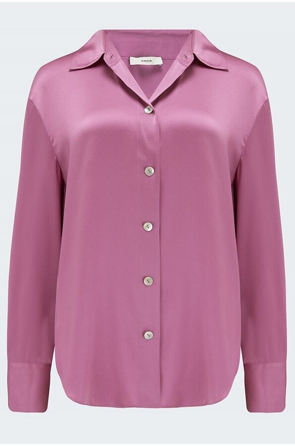 Light Pink Silk Blouse | Shop the world's largest collection of 