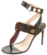 Thumbnail for your product : By Malene Birger Leather & Ponyhair Sandals