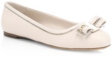 Thumbnail for your product : Ferragamo Varina Leather Ballet Flats