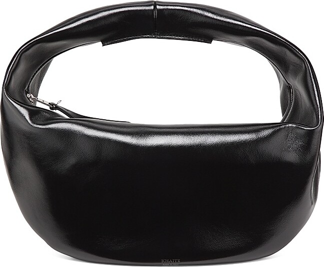 KHAITE Women's Medium Olivia Leather Hobo Bag - Black
