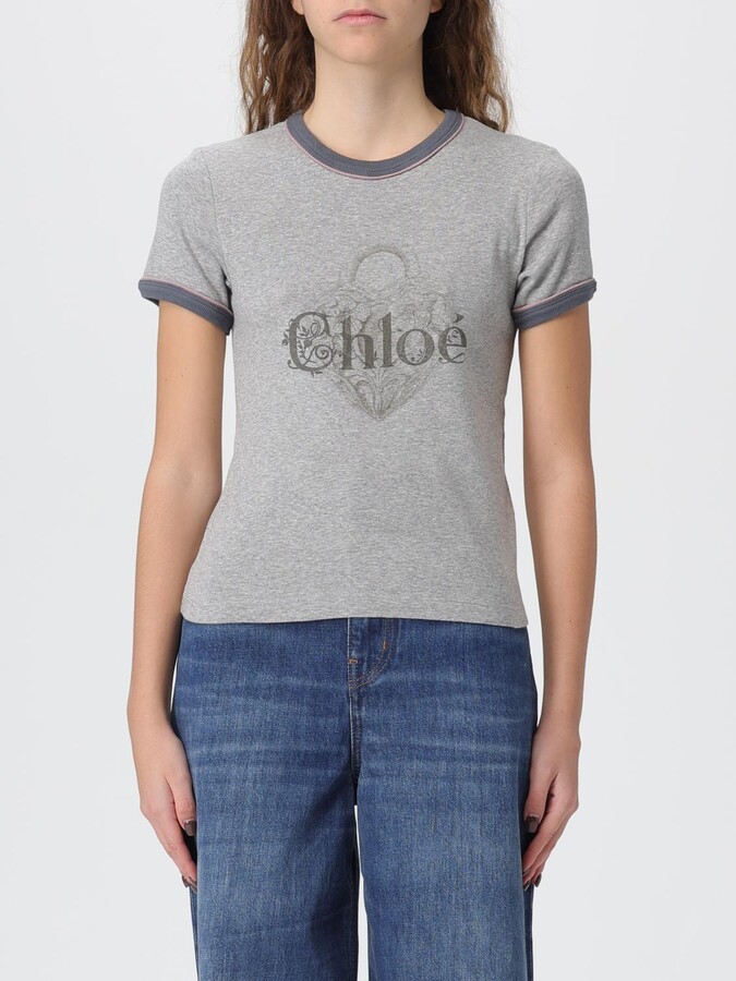 Chloé T-Shirt Woman color Grey