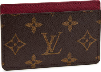 Louis Vuitton Card Holder Pink Leather ref.529940 - Joli Closet
