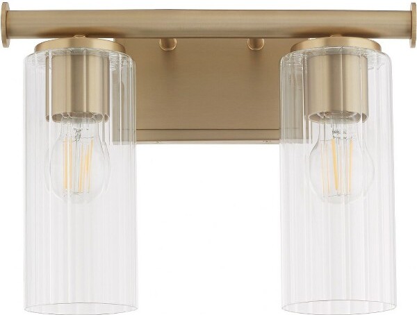 Quorum Lighting QuorumLightingMercier2-LightVanityinAgedBrass