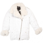 Thumbnail for your product : Isabel Marant White Denim Parka With A Faux Fur Lining