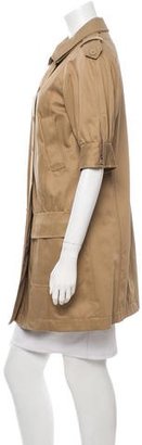 Dolce & Gabbana Short Sleeve Knee-Length Coat w/ Tags