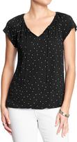 Thumbnail for your product : Old Navy Women's Boho Tie-Front Tops