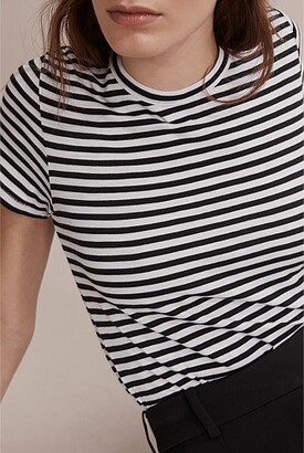 Country Road Australian Cotton Stripe Short Sleeve Cotton Slub T-Shirt
