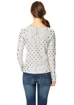Thumbnail for your product : Delia's Zip Dots Long-Sleeve Top
