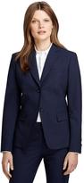 Thumbnail for your product : Brooks Brothers Petite Classic Fit Two-Button Pinstriped Jacket