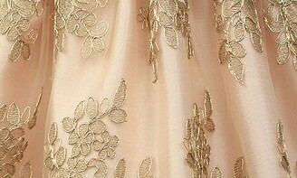 Sorbet Floral Embroidered Party Dress