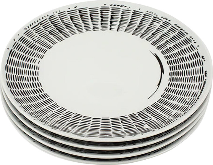 Misette of-Four Line Drawing Porcelain Dinner Plates