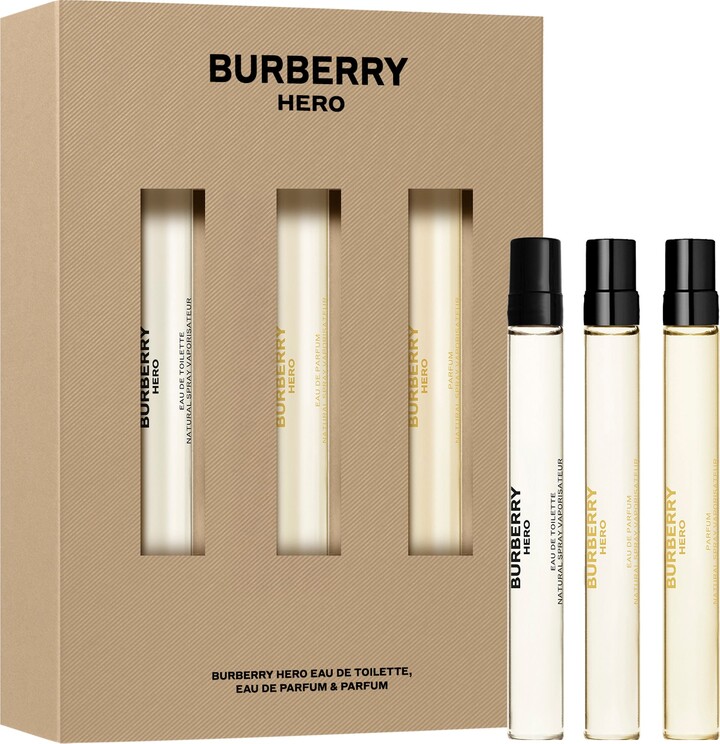 Burberry Hero Men's Fragrance Trio Set $111 Value