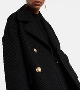 Thumbnail for your product : RED Valentino Double-breasted wool-blend coat