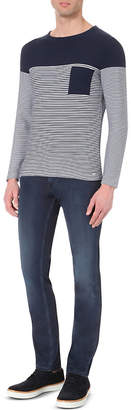 HUGO BOSS Leisure slim-fit tapered denim jeans