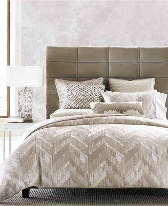 Hotel Collection Closeout! Distressed Chevron Full/Queen Comforter, Bedding