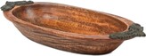 Thumbnail for your product : The GG Collection Heritage Collection Antiquity Oval Display Wood Bowl