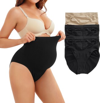 POSHGLAM Women's Maternity Shapewear Seamless Pregnancy Underwear