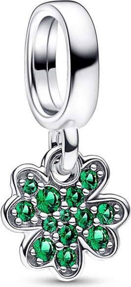 Pandora Crystals Four Leaf Clover Dangle Charm