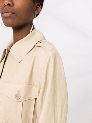 P.A.R.O.S.H. Belted Short Trench Coat