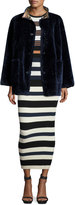 Thumbnail for your product : Opening Ceremony Long-Sleeve Striped Maxi Dress, Harvest White/Multicolor