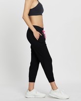 Thumbnail for your product : DKNY Women's Black Cropped Pants - Cropped Joggers with Logo Lace Drawcord - Size S at The Iconic