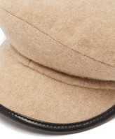 Thumbnail for your product : Maison Michel Billy Reversible Cashmere Baker Boy Cap - Beige