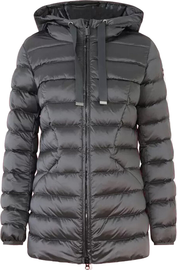 COLMAR ORIGINALS Padded Grey Down Coat With Quilted Design