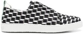 Thumbnail for your product : Pierre Hardy Slider cube print low-top sneakers