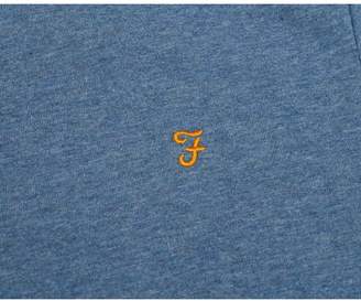 Farah Denny Short Sleeved Crew Neck T-shirt Colour: Denim Marl, Size: