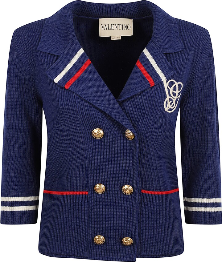 Valentino Garavani Double-breasted Wool Cardigan