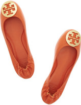 Thumbnail for your product : Tory Burch Reva patent-leather ballet flats