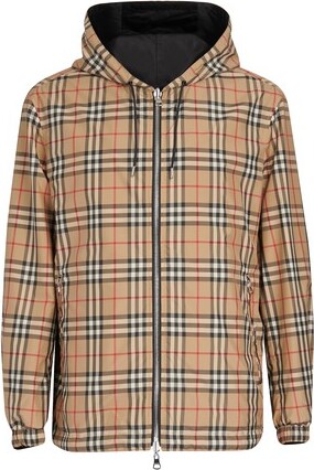 Burberry Reversible Check Recycled Polyester Jacket - ShopStyle 