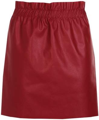 boohoo Petite Paper Bag Mini Skirt