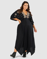 Thumbnail for your product : The Poetic Gypsy - Women's Black Maxi dresses - Charmed Embroidered Maxi Dress - Size One Size, 18 at The Iconic