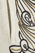 Thumbnail for your product : Sass & Bide State of Mine embellished cotton French terry track pants