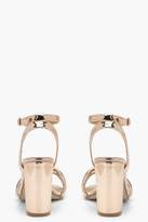 Thumbnail for your product : boohoo Double Ankle Wrap Strap Heels