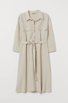 Thumbnail for your product : H&M H&M+ Linen-blend shirt dress