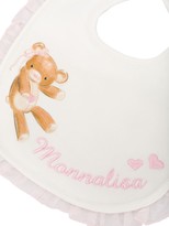 Thumbnail for your product : MonnaLisa Teddy Bear Ruffled Bib