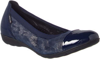 Mephisto Elettra Suede & Patent Leather Flat