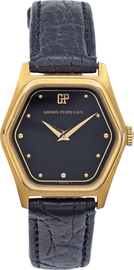 Girard Perregaux Vintage Yellow Gold Plated Hand Wind Womens Watch