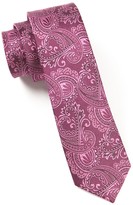 Thumbnail for your product : Tie Bar Twill Paisley Wine Tie