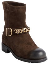 Thumbnail for your product : Jimmy Choo brown suede military style biker boots