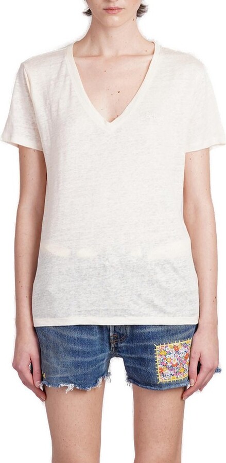 MC2 Saint Barth Eloise Jersey V-Neck T-Shirt