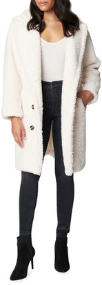 mid length sherpa coat